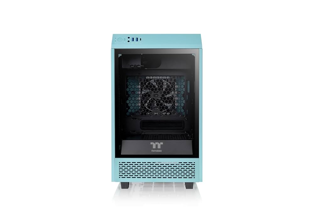 Amazon | Thermaltake The Tower 100 -Turquoise- ミニタワー型
